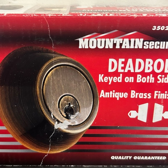 MOUNTAIN SECURITY DEADBOLT LOCK - NEW - Picture 3 of 3